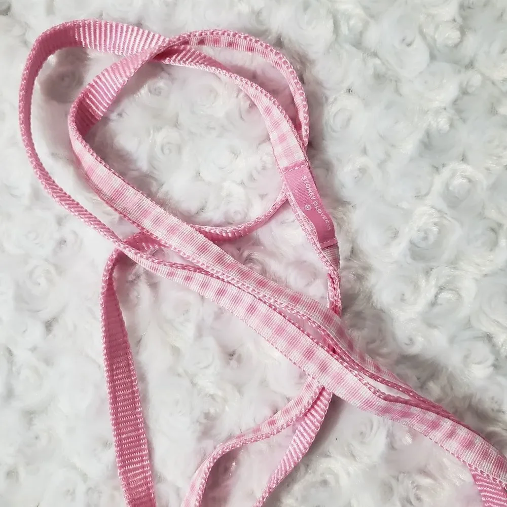 Stoney Clover Lane x Target pink plaid pet leash
